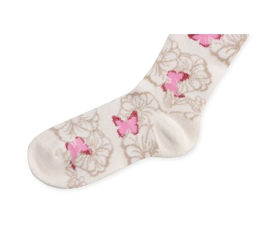 Колготки BNM с бежевыми цветочками на светлом фоне (M0C0301-0979-3G-beige white), изображение 2 Колготки BNM с бежевыми цветочками на светлом фоне (M0C0301-0979-3G-beige white), изображение 2