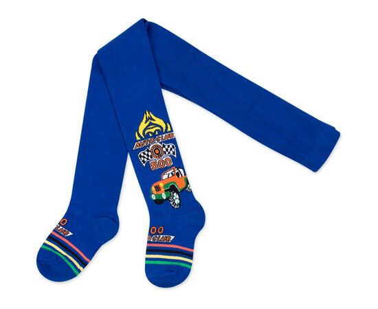 Колготки Bross с машиной синие (10848-5-7B-blue)