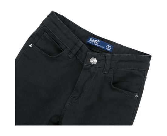 Штани дитячі Breeze з джинсової тканини (OZ-17606-134B-black), зображення 3 Штани дитячі Breeze з джинсової тканини (OZ-17606-134B-black), зображення 3