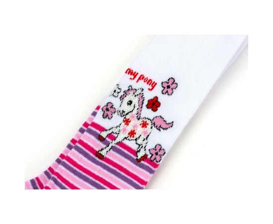 Колготки UCS Socks с пони (M0C0301-0860-98G-white), изображение 3 Колготки UCS Socks с пони (M0C0301-0860-98G-white), изображение 3
