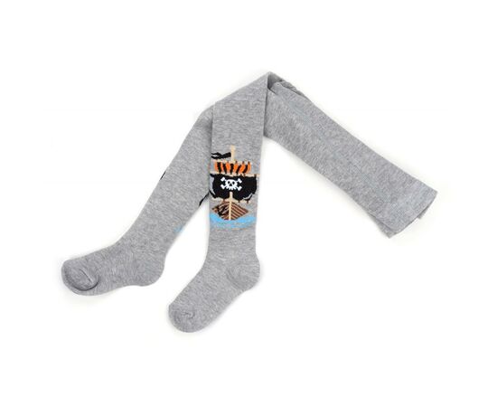 Колготки BNM з піратським кораблем (M0C0301-1020-86B-gray)