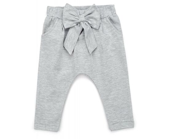 Штани дитячі Breeze з бантом (10704-80G-gray)