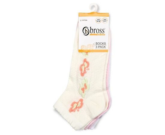 Носки Bross с бабочками (14457-7-9G-mix), изображение 2 Носки Bross с бабочками (14457-7-9G-mix), изображение 2