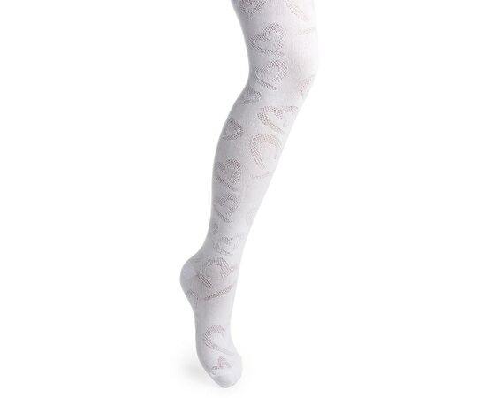 Колготки BNM ажурні в сердечка (M0C0301-1317-3G-white)