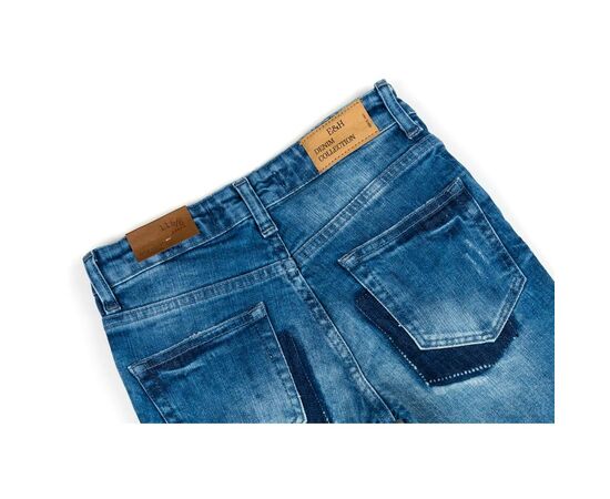 Штаны детские Breeze джинсовые с потертостями (OZ-18606-116B-blue), изображение 4 Штаны детские Breeze джинсовые с потертостями (OZ-18606-116B-blue), изображение 4