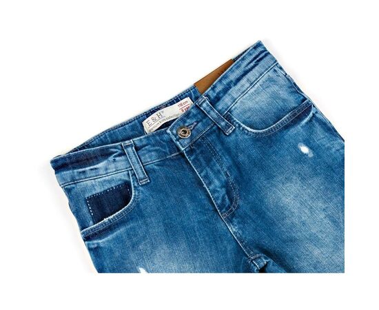 Штаны детские Breeze джинсовые с потертостями (OZ-18606-128B-blue), изображение 3 Штаны детские Breeze джинсовые с потертостями (OZ-18606-128B-blue), изображение 3