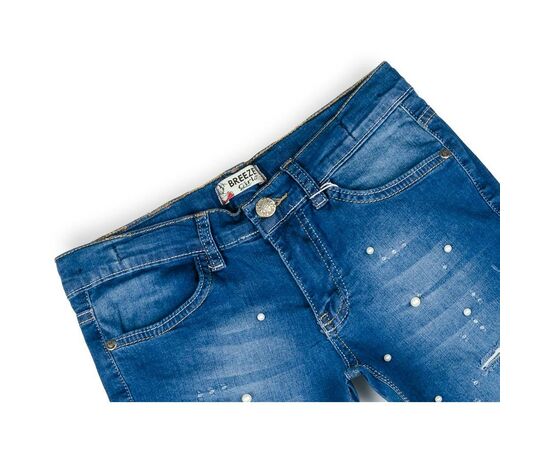 Штаны детские Breeze с жемчужинками (20126-164G-blue), изображение 3 Штаны детские Breeze с жемчужинками (20126-164G-blue), изображение 3