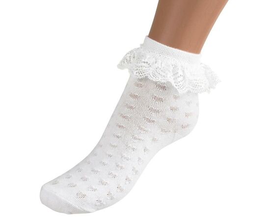 Носки BNM с кружевом (M0C0102-0841-5G-white)