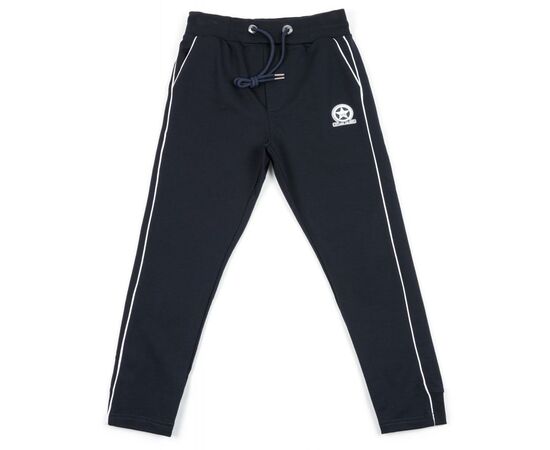 Штани дитячі A-Yugi спортивні з лампасами (2728-128B-blue)