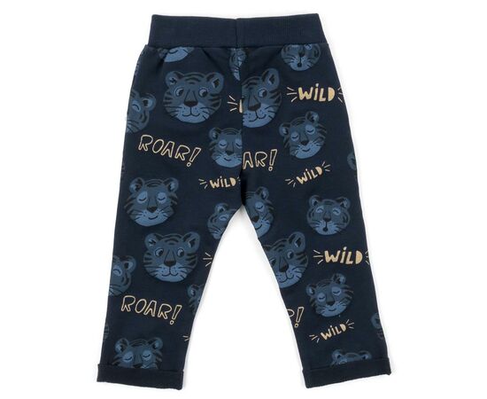 Штаны детские Breeze с тигриками (13895-80B-blue), изображение 2 Штаны детские Breeze с тигриками (13895-80B-blue), изображение 2