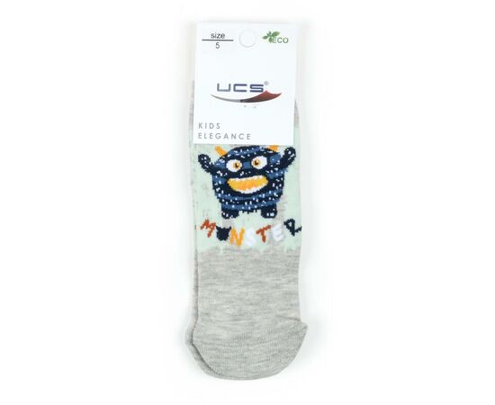 Носки BNM с монстриками (M0C0101-1404-3B-gray), изображение 2 Носки BNM с монстриками (M0C0101-1404-3B-gray), изображение 2