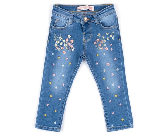 Джинси Breeze джинсові з квіточками (OZ-17703-74G-jeans)