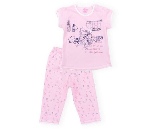 Піжама Aziz з дівчинкою і котиками (9136-1G-pink)