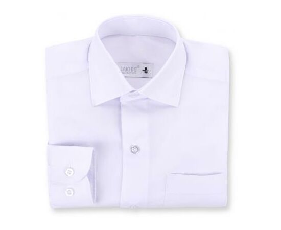 Сорочка Lakids з довгим рукавом (1551-152B-white), зображення 6 Сорочка Lakids з довгим рукавом (1551-152B-white), зображення 6