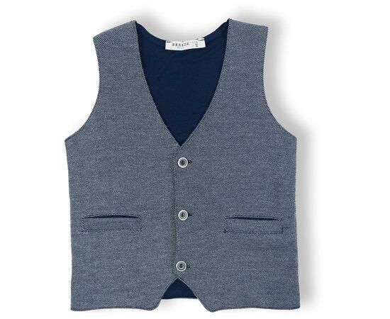 Жилет Breeze трикотажный с кармашками (10568-74B-blue)