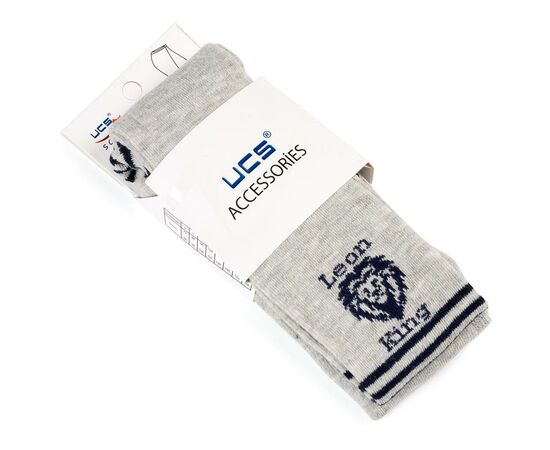 Колготки UCS Socks со львом (M0C0301-1402-1B-gray), изображение 3 Колготки UCS Socks со львом (M0C0301-1402-1B-gray), изображение 3