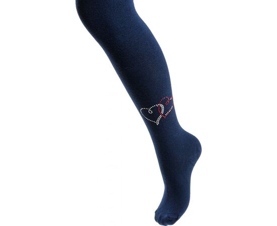 Колготки UCS Socks с сердечками из страз (M0C0302-1144-7G-blue)