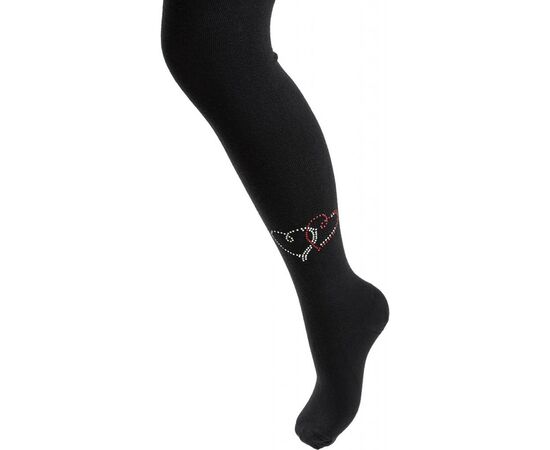 Колготки UCS Socks з сердечками із страз (M0C0302-1144-7G-black)