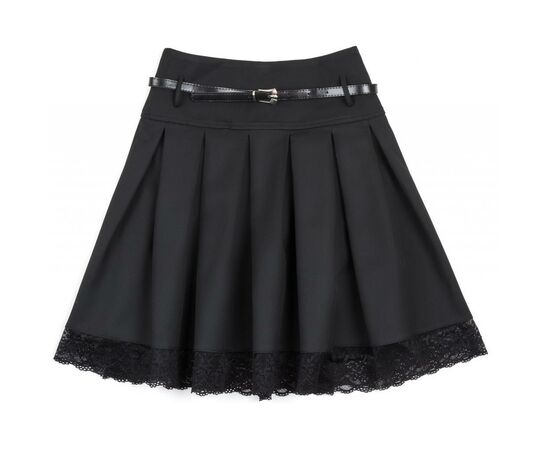 Спідниця Lucky Life шкільна з мереживом (12004-152G-black)