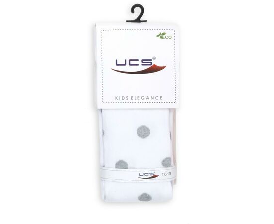 Колготки UCS Socks в горошек из люрекса (M0C0301-2051-5G-white), изображение 2 Колготки UCS Socks в горошек из люрекса (M0C0301-2051-5G-white), изображение 2