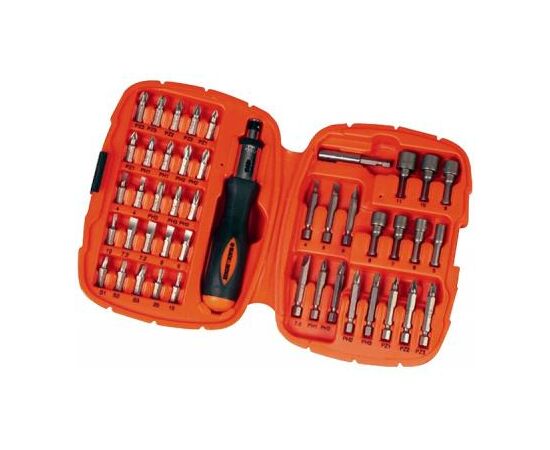 Набор инструментов Black&Decker A7039-XJ 45 предм. (A7039), изображение 2 Набор инструментов Black&Decker A7039-XJ 45 предм. (A7039), изображение 2