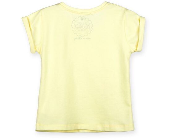 Футболка дитяча Haknur з квіточками і намистинками (5699--98G-yellow), зображення 2 Футболка дитяча Haknur з квіточками і намистинками (5699--98G-yellow), зображення 2