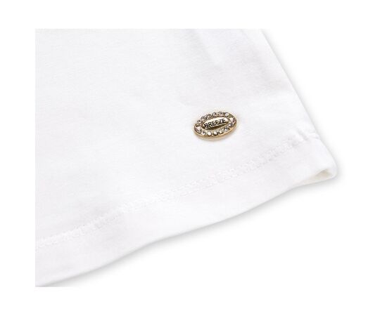 Футболка детская Breeze с кружевными рюшами (6640-92G-cream), изображение 4 Футболка детская Breeze с кружевными рюшами (6640-92G-cream), изображение 4