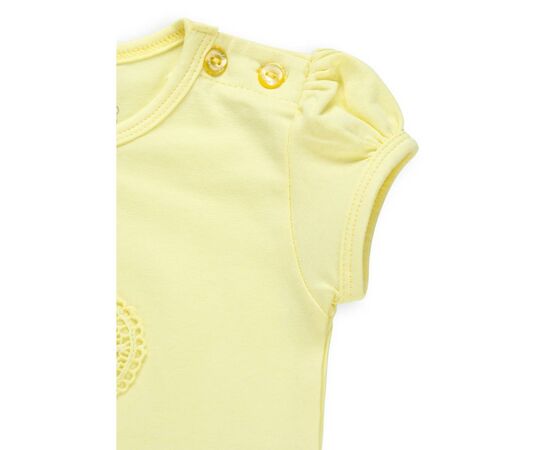 Футболка детская Breeze с сердцем из кружев (7444-74G-yellow), изображение 3 Футболка детская Breeze с сердцем из кружев (7444-74G-yellow), изображение 3