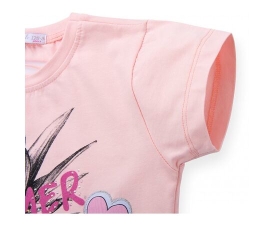 Футболка дитяча Peri masali "Summer girl" (5788-122G-peach), зображення 3 Футболка дитяча Peri masali "Summer girl" (5788-122G-peach), зображення 3