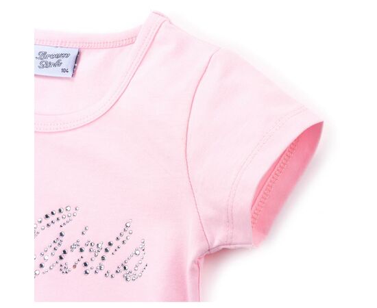 Футболка детская Breeze с кружевом (9001-128G-pink), изображение 3 Футболка детская Breeze с кружевом (9001-128G-pink), изображение 3