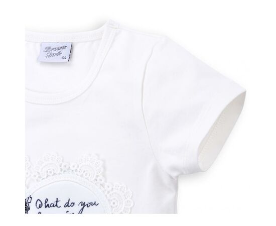 Футболка дитяча Breeze з вежею (8326-116G-white), зображення 3