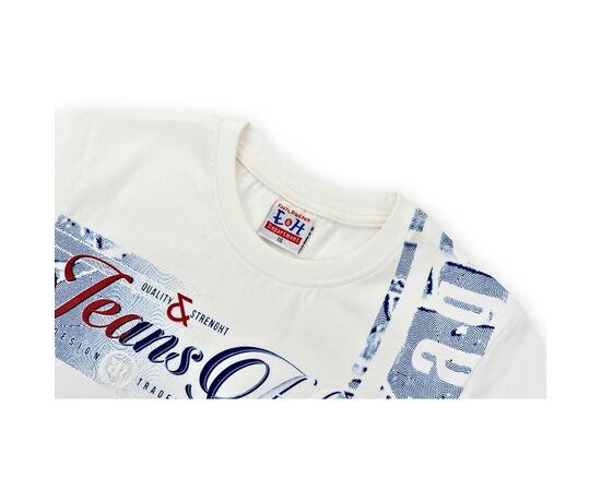 Футболка дитяча Breeze "Jeans High" (8757-116B-cream), зображення 2 Футболка дитяча Breeze "Jeans High" (8757-116B-cream), зображення 2