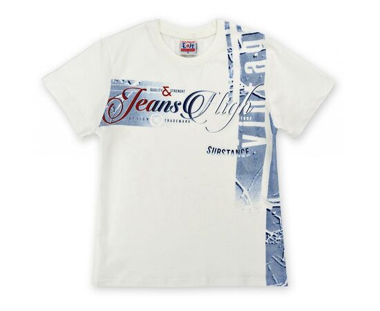 Футболка детская Breeze "Jeans High" (8757-128B-cream)