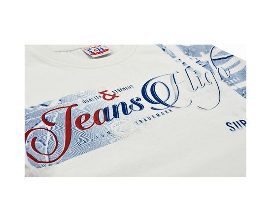 Футболка детская Breeze "Jeans High" (8757-152B-cream), изображение 4 Футболка детская Breeze "Jeans High" (8757-152B-cream), изображение 4