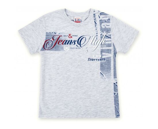 Футболка дитяча Breeze "Jeans High" (8757-134B-gray)
