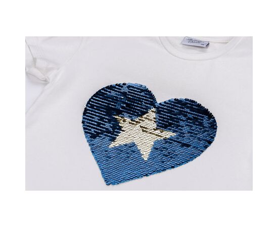 Футболка детская Breeze с сердцем перевертышем (9287-110G-blue), изображение 4 Футболка детская Breeze с сердцем перевертышем (9287-110G-blue), изображение 4
