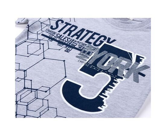 Футболка детская Breeze "STRATEGY" (10152-134B-gray), изображение 4 Футболка детская Breeze "STRATEGY" (10152-134B-gray), изображение 4