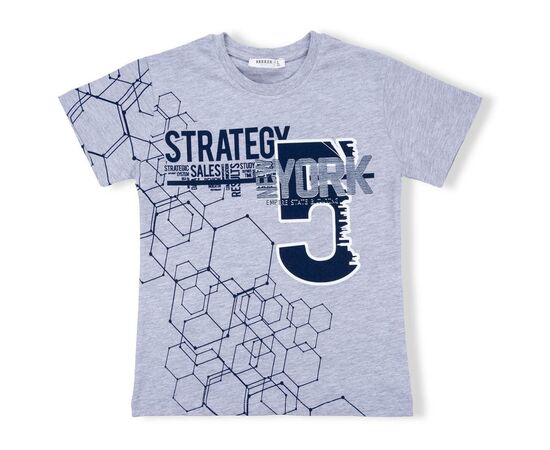 Футболка дитяча Breeze "STRATEGY" (10152-134B-gray)