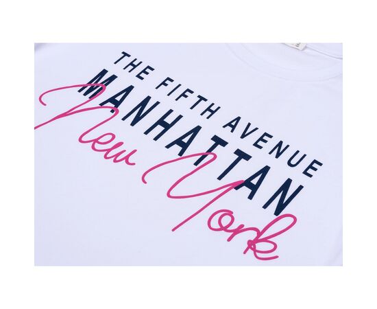 Футболка детская Breeze "MANHATTAN" (11030-146G-white), изображение 4