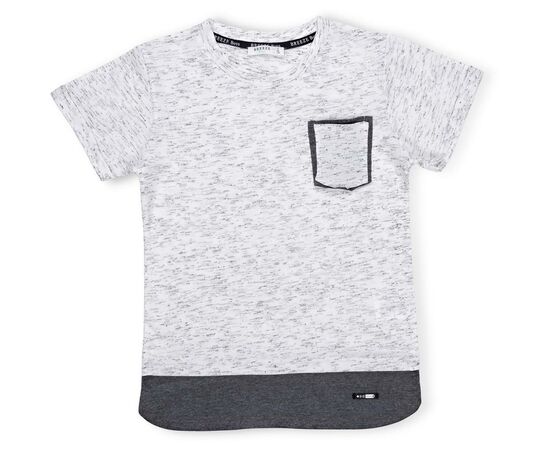 Футболка детская Breeze с карманчиком (11075-128B-gray)