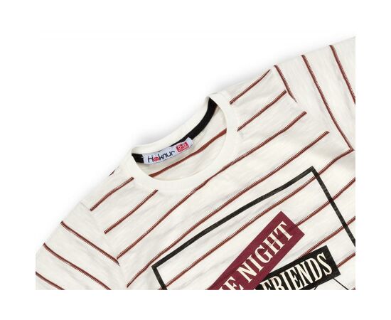 Футболка дитяча Haknur "TO FRIENDS" (6681-110B-beige), зображення 3 Футболка дитяча Haknur "TO FRIENDS" (6681-110B-beige), зображення 3