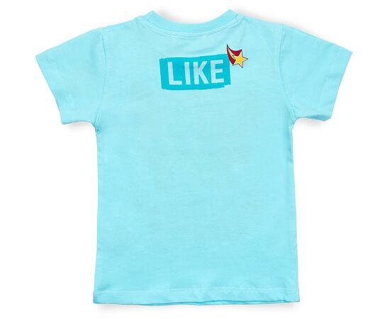 Футболка детская Breeze со смайлом (10945-116B-blue), изображение 2 Футболка детская Breeze со смайлом (10945-116B-blue), изображение 2