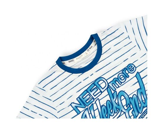 Футболка детская Breeze в полоску (7380-164B-indigo), изображение 3 Футболка детская Breeze в полоску (7380-164B-indigo), изображение 3