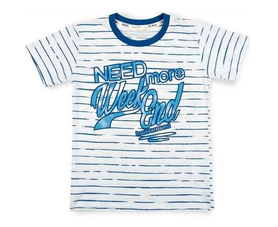 Футболка дитяча Breeze в смужку (7380-164B-indigo)