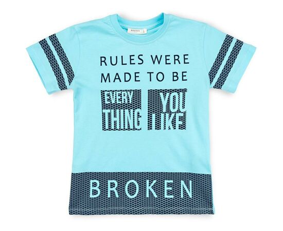 Футболка дитяча Breeze "Every thing you like" (10980-128B-blue)