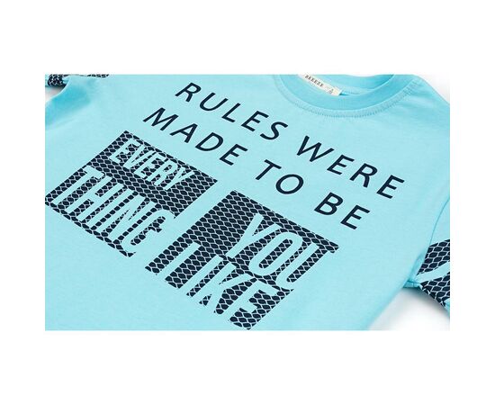 Футболка детская Breeze "Every thing you like" (10980-134B-blue), изображение 4 Футболка детская Breeze "Every thing you like" (10980-134B-blue), изображение 4