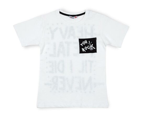 Футболка дитяча Haknur "ROCK" (7181-152B-white)