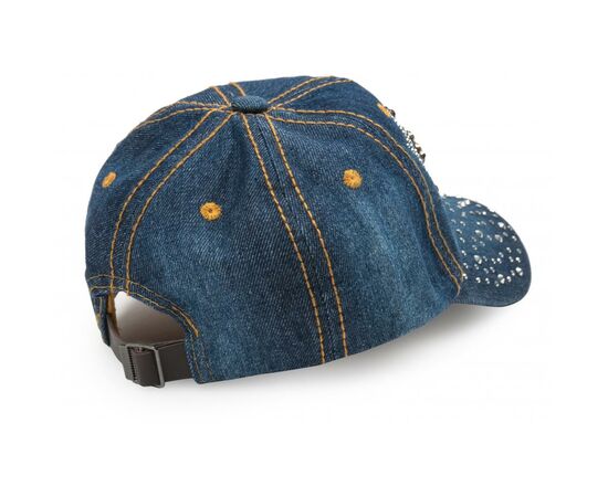 Кепка Kitti со стразами (Y9320-6-G-darkblue), изображение 3 Кепка Kitti со стразами (Y9320-6-G-darkblue), изображение 3