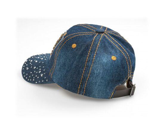 Кепка Kitti со стразами (Y9320-6-G-darkblue), изображение 4 Кепка Kitti со стразами (Y9320-6-G-darkblue), изображение 4