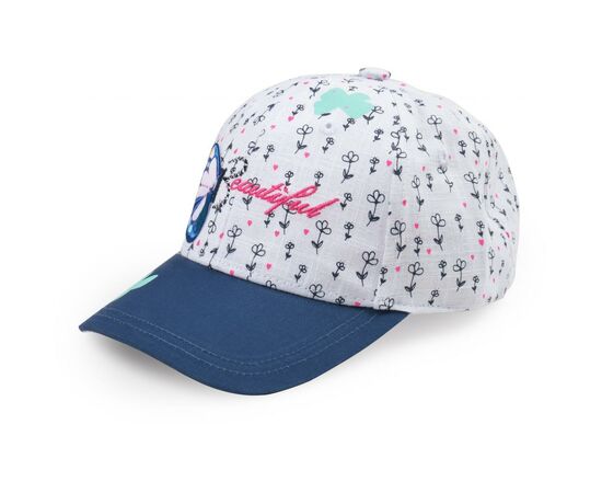 Кепка Kitti в цветочек (Y9200-1-G-lightpink)